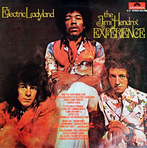 The Jimi Hendrix Experience: 1968. double LP front cover: Eectric Ladyland