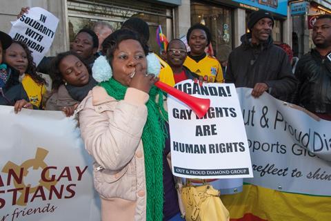 Uganda human rights protest