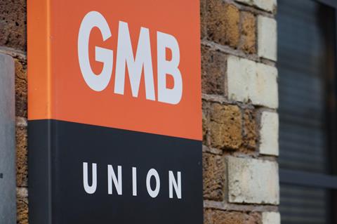 GMB Union headquarters sign