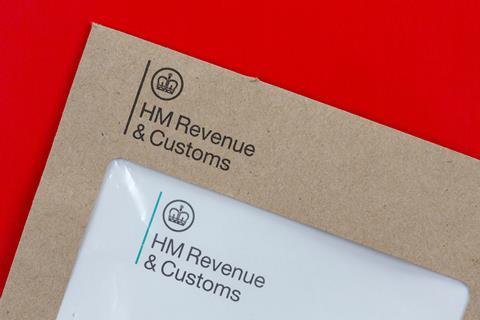 HM Revenue & Customs envelope