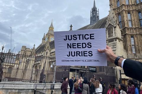 Justice Needs Juries sign