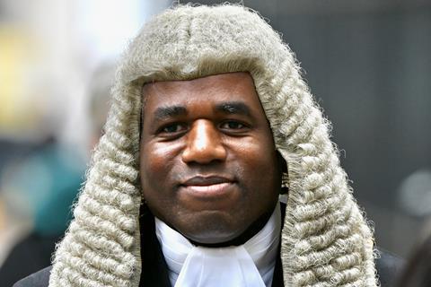 David Lammy MP arrives at Royal Courts of Justice to be sworn in as lord chancellor