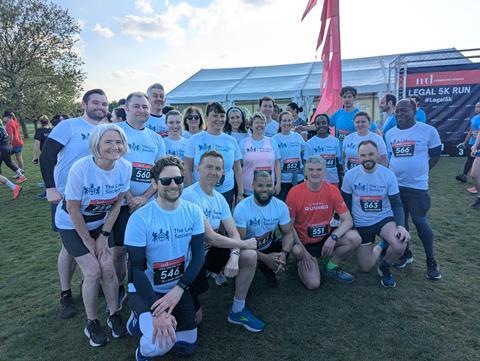 Law Society run team