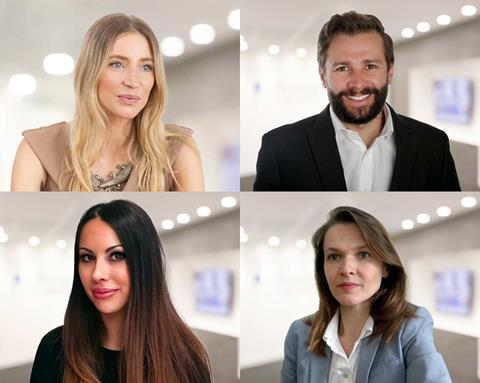 Clockwise from top left: Ella Welsby, Chris Gleeson, Catalina Lowe and Julia Macey