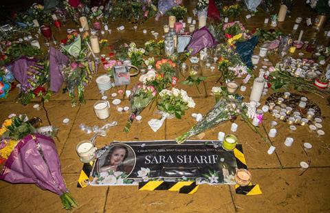 Sara Sharif flowers