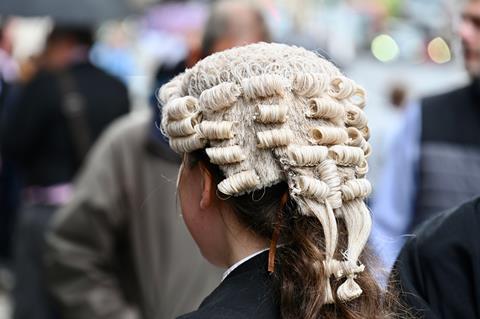 Barrister wig