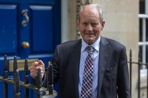 Jeremy Thring outside Bath office