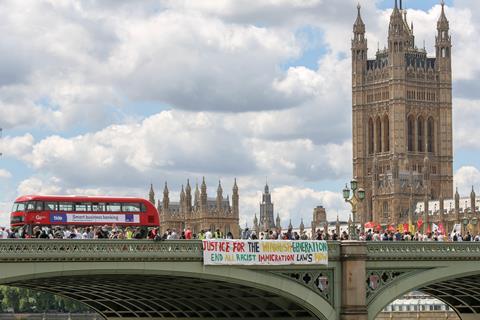 Windrush protest