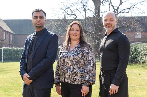 (L-R)- Raff Hussain, Katharine Sherratt, Daniel Rawcliffe