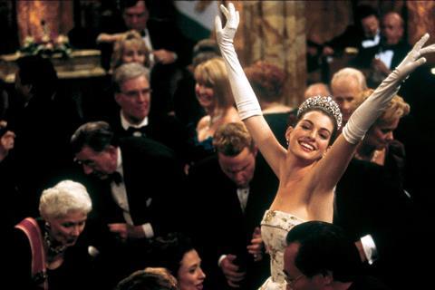 Anne Hathaway as Mia Thermopolis in The Princess Diaries, 2001