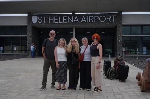 Outside St Helena airport 2026