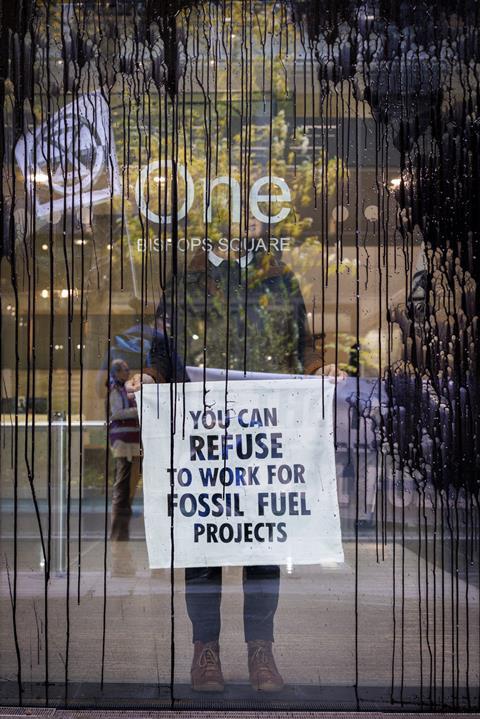 CityOf London fossil fuel protest