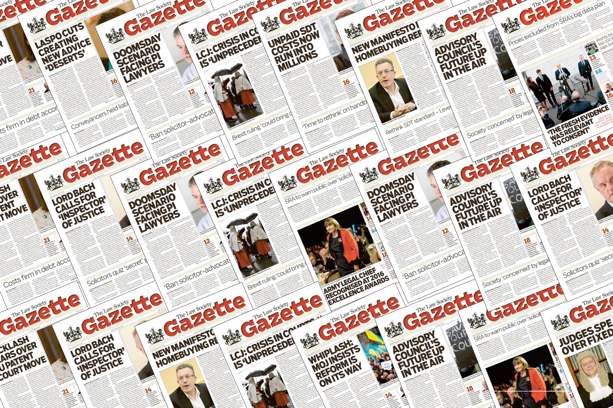 Gazette covers year