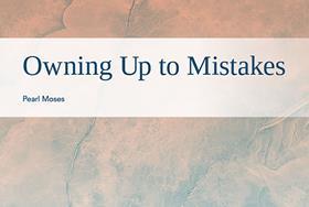 The errors of our ways